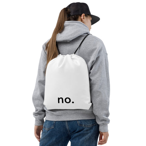 no. Drawstring Gym Bag