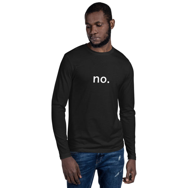 no. Men’s Long Sleeve Fitted