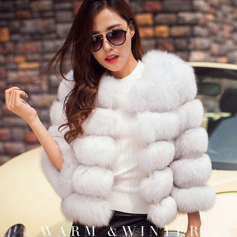 Women's Puffy Fur Coat