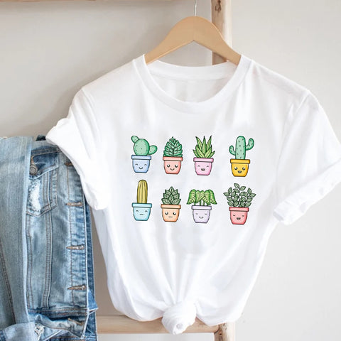 Women's Cactus Plant Graphic Tee