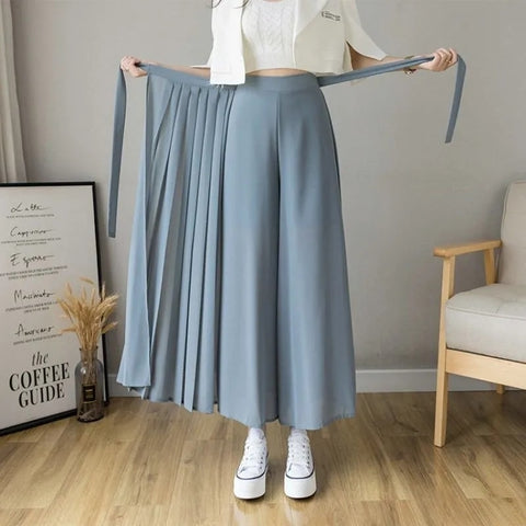 Women’s High-Waist Wrap Skirt & Pants