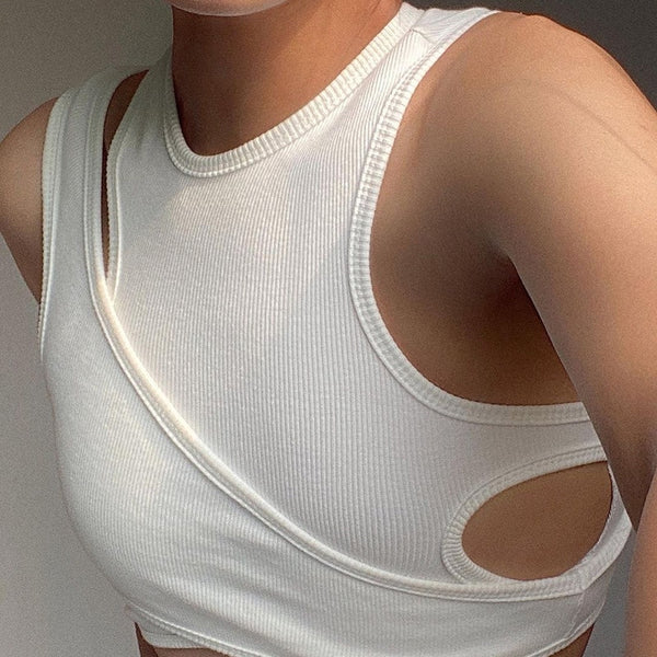 Asymmetrical Tank Crop Top