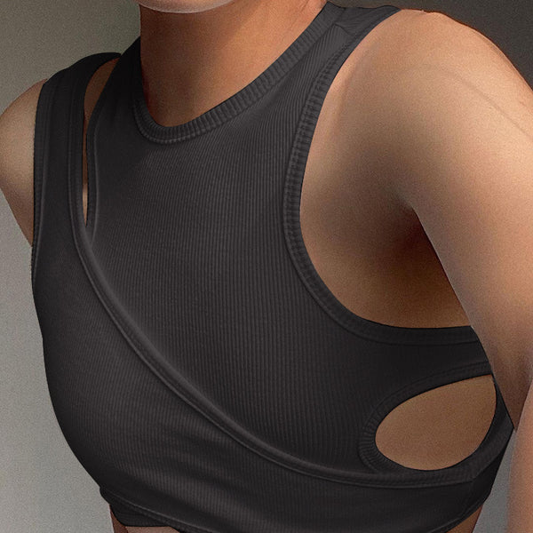 Asymmetrical Tank Crop Top